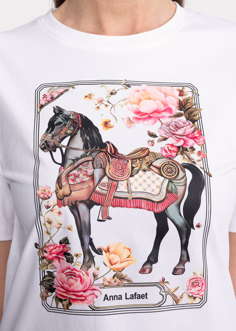 Tricou cu imprimeu Horse