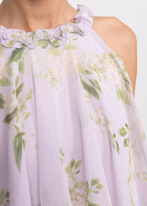 Rochie Midi vaporoasa cu croiala ampla