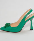 Pantofi din piele naturală toc 10 cm