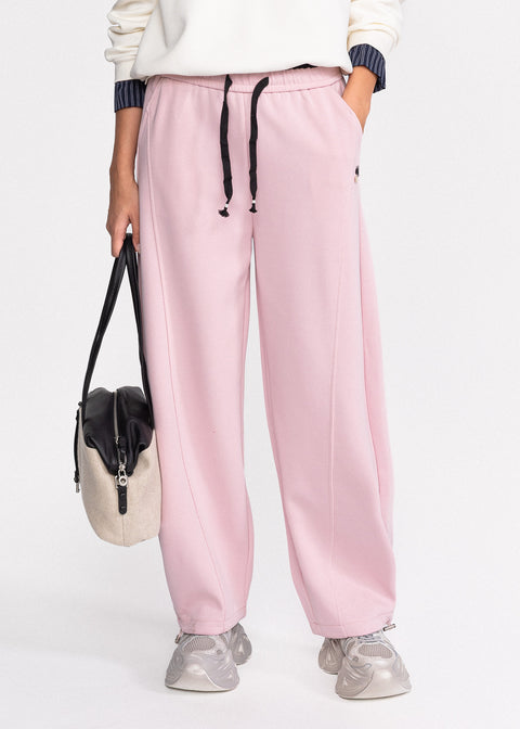 Pantaloni lejeri din bumbac cu talie elastica 8512
