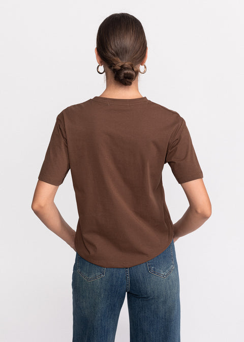 Tricou casual din bumbac AnnaLafaet