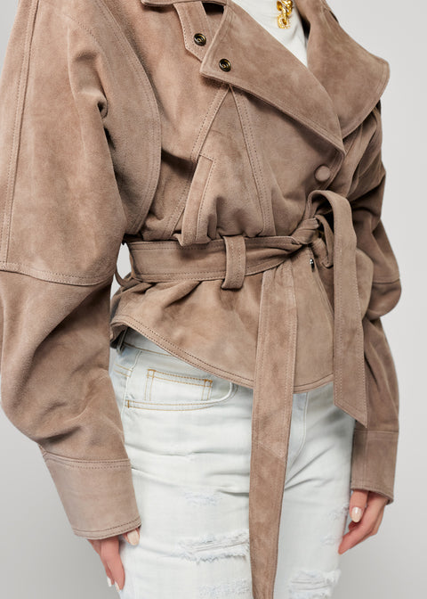 Short Suede Jacket