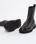 Cizme Biker High-Fashion din Piele Naturală
