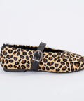 Mocasini din piele naturala leopard