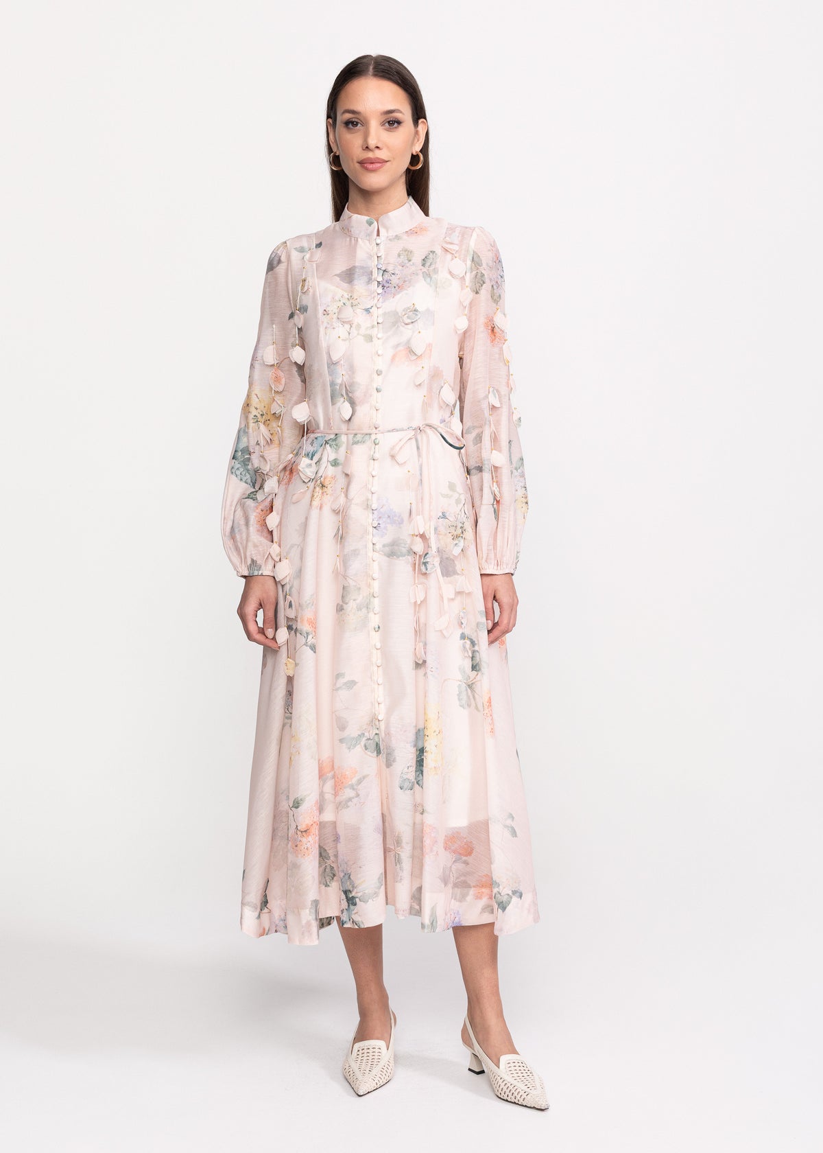 Rochie Midi cu imprimeu floral elegant