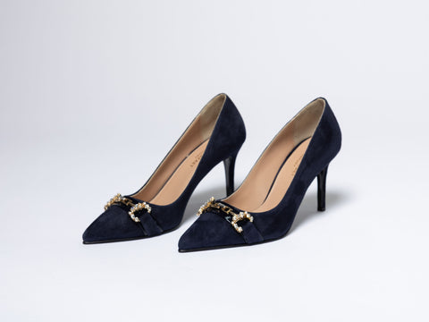 Stiletto Pumps with Elegant Detail