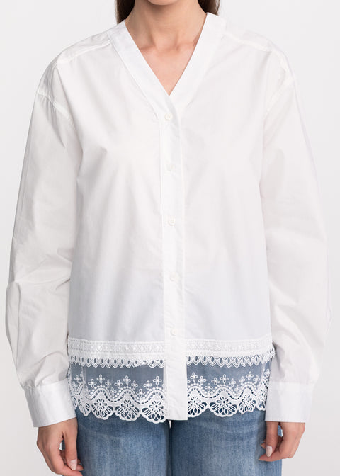 Shirt with Lace Details