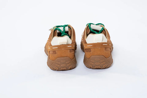 Adidași din Piele Naturală Întoarsă Camel/Ivoar - Eleganță și Confort