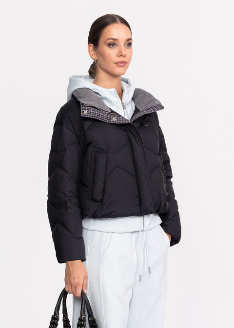 Geaca bomber cu accesorii decorative