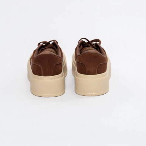 Pantofi sport cu platformă – piele naturală întoarsă