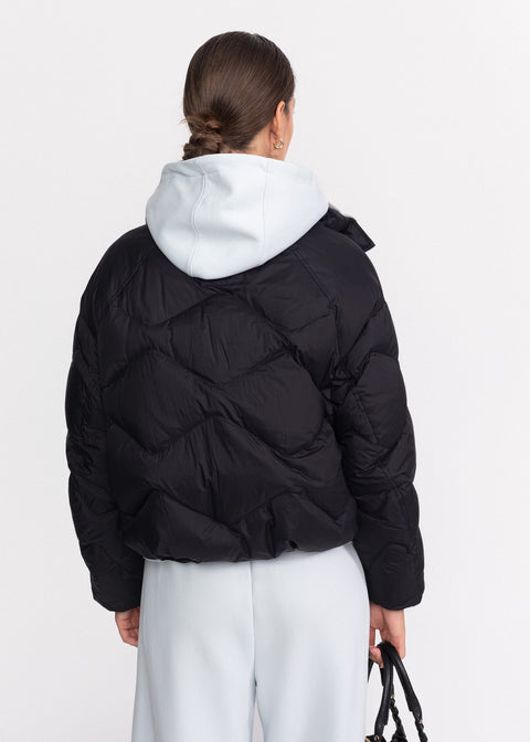 Geaca bomber cu accesorii decorative