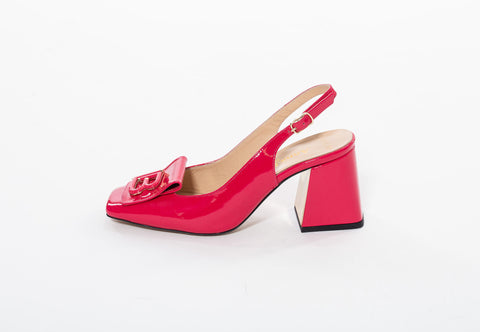 Pantofi din Piele lăcuită