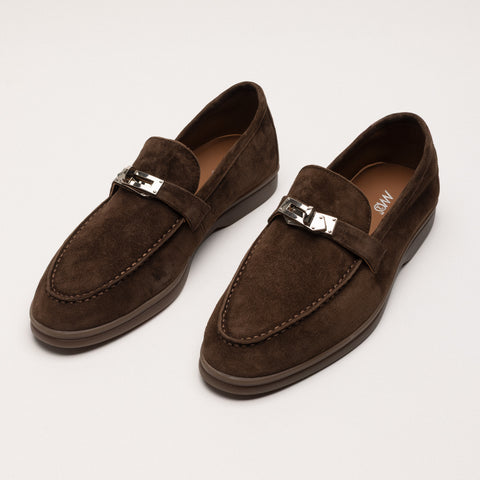 Mocasini cu cusaturi decorative