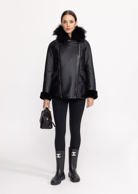Geaca scurta din Shearling
