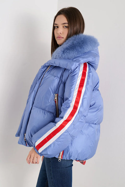 Geaca Scurta Flo&Clo VIOLINA CORTO STRIPE