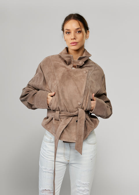 Short Suede Jacket