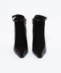 Botine Duet de Texturi din Piele Naturală și Suede