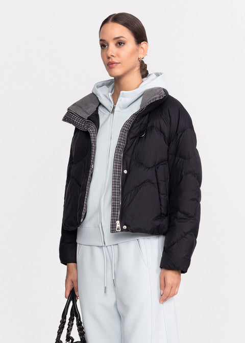Geaca bomber cu accesorii decorative