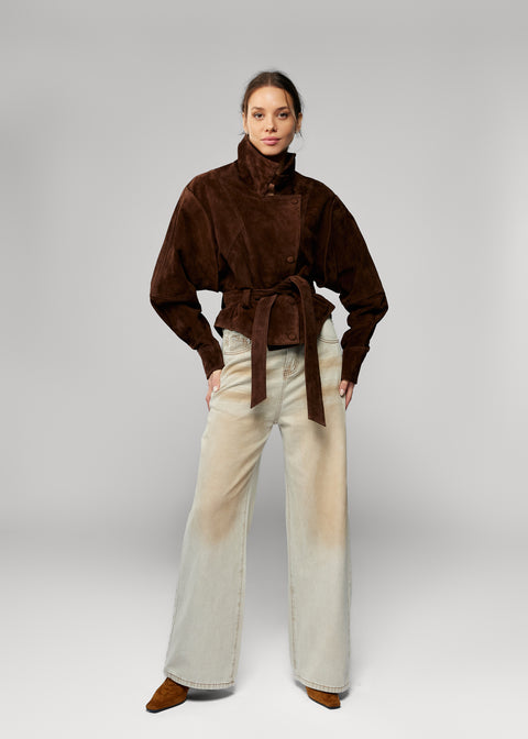 Short Suede Jacket