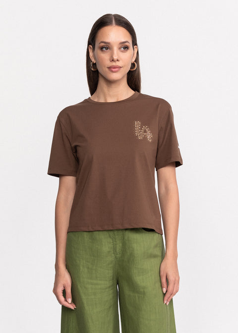 Tricou din bumbac cu croiala lejera