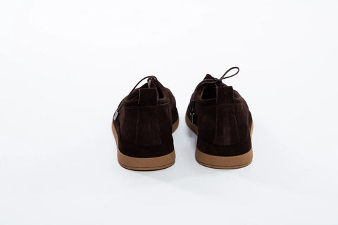 Loafers derby maro închis cu șiret - Annalafaet