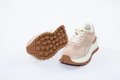 Adidași din Piele Întoarsă Bej - Stil Clasic și Confortul Pielii
