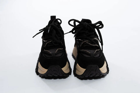 Sneaker din Piele Naturală cu Talpă Masivă