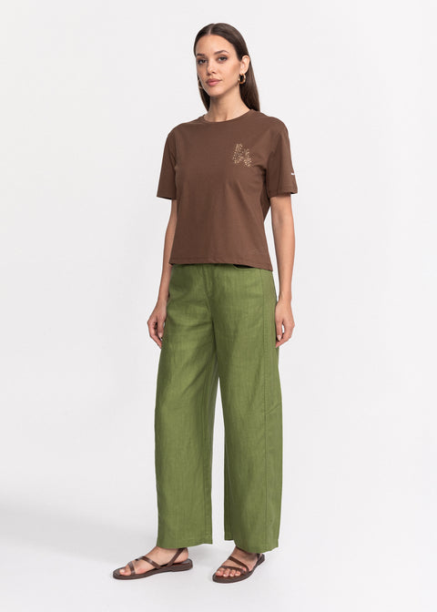 Tricou din bumbac cu croiala lejera