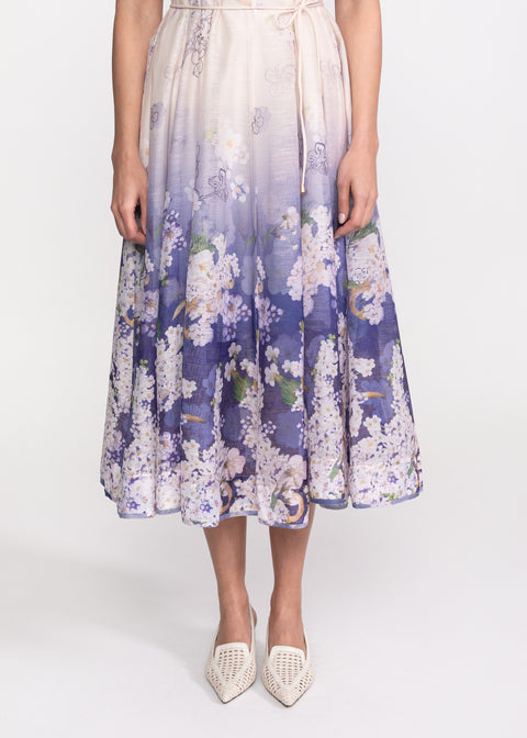 Rochie Midi cu maneci bufante