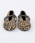 Mocasini din piele naturala leopard
