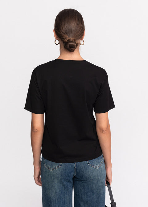 Tricou casual din bumbac AnnaLafaet