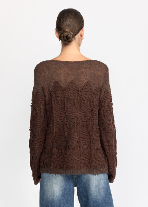 Bluza  tricotata cu textura 5096