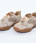 Adidași din Piele Naturală Întoarsă Bej/Taupe - Eleganță și Confort