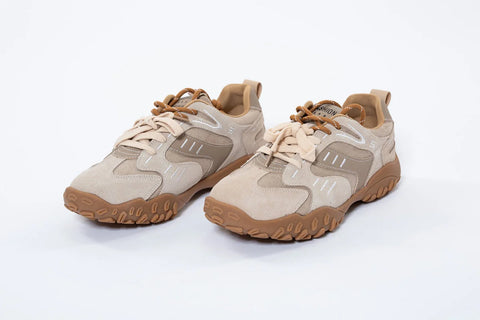Adidași din Piele Naturală Întoarsă Bej/Taupe - Eleganță și Confort