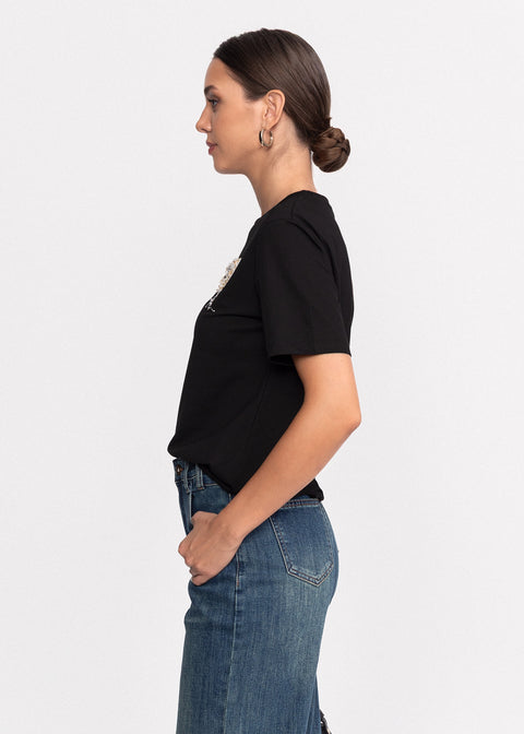 Tricou casual din bumbac AnnaLafaet