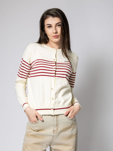 Striped Cardigan
