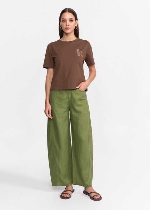 Tricou din bumbac cu croiala lejera