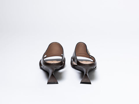 Modern Mules with Geometric Heel