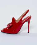 Pantofi din piele lăcuită cu toc înalt de 11 cm – puterea eleganței autentice