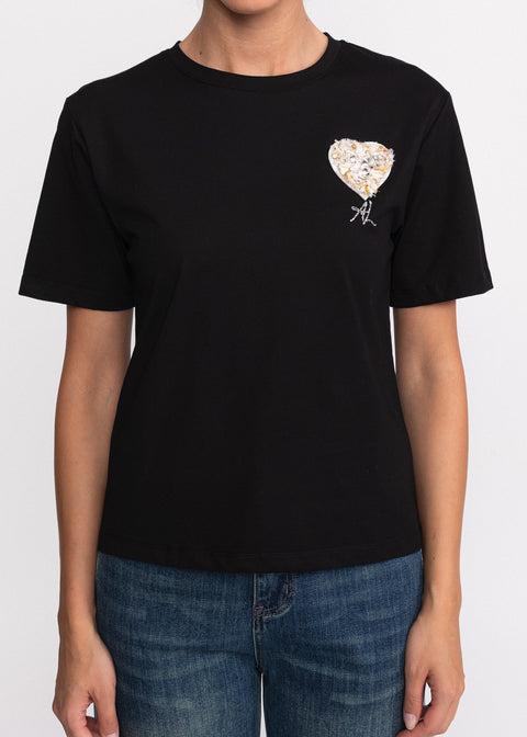 Tricou casual din bumbac AnnaLafaet