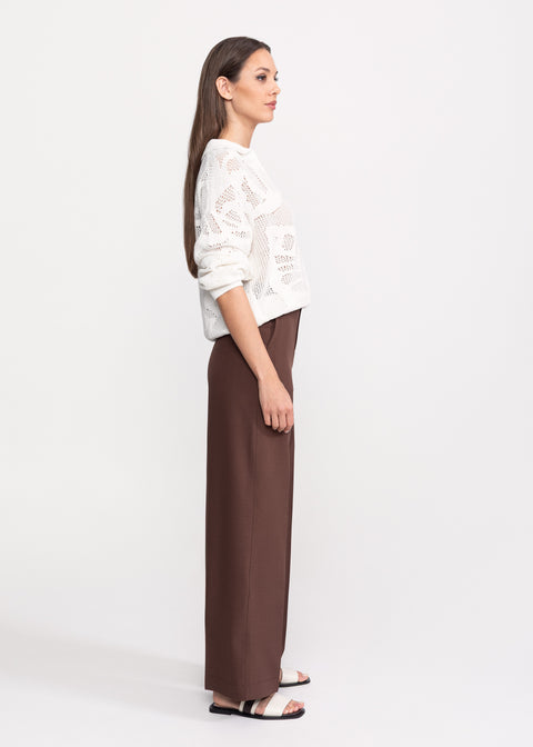 Pantaloni eleganti cu talie inalta