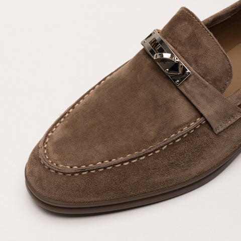 Mocasini cu cusaturi decorative