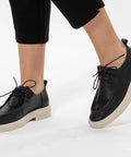 Loafers Negri Lore din piele naturală