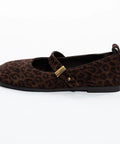 Balerini animal print cu bareta - Annalafaet
