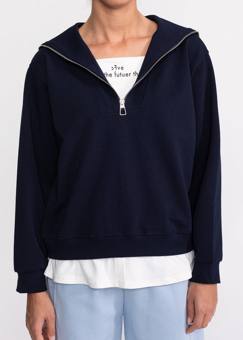 Bluza moderna cu fermoar 82209