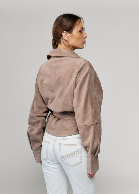 Short Suede Jacket