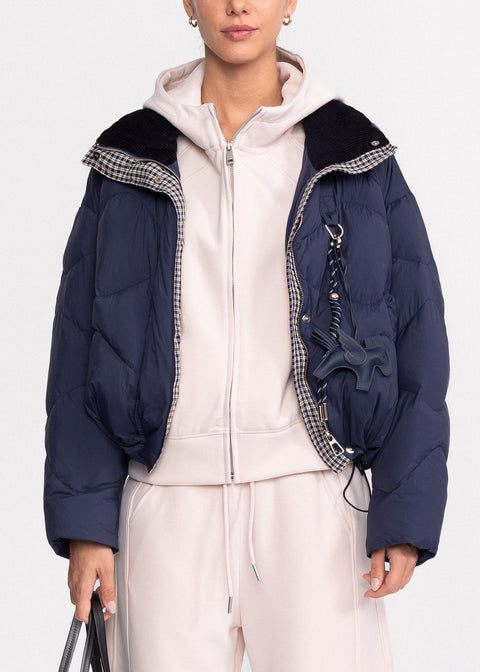 Geaca bomber cu accesorii decorative