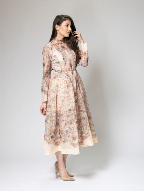 Floral Print Midi Dress