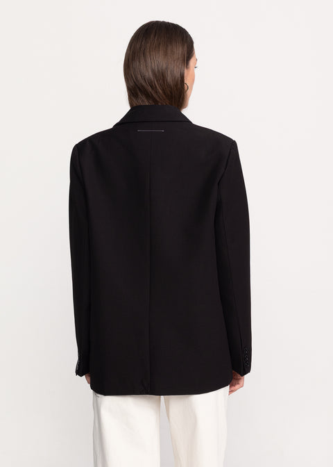 Blazer with Satin Insert