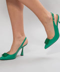 Pantofi din piele naturală toc 10 cm